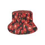 Tomato black background Unisex Bucket Hat