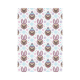 Cute pug hat rabbit costume pattern House Flag Garden Flag