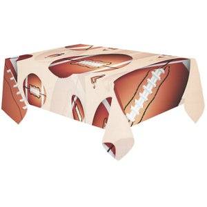 American football ball design pattern Tablecloth