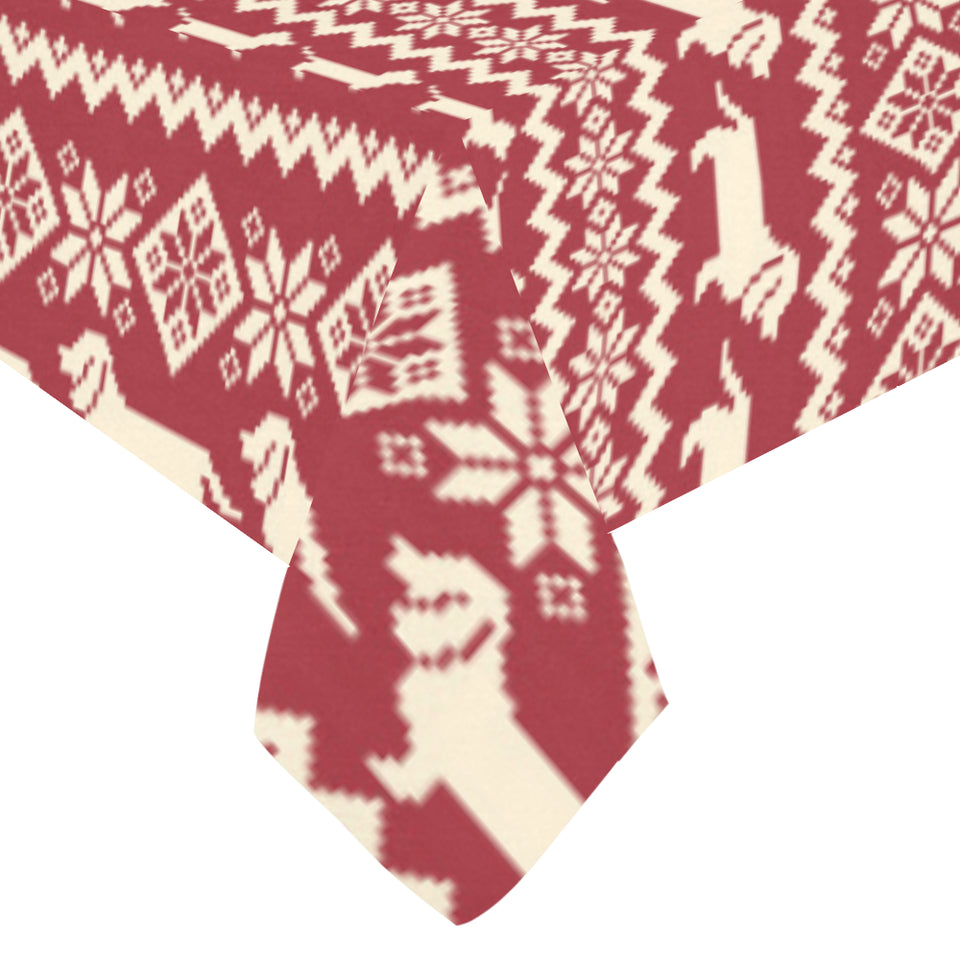 Dachshund Nordic pattern Tablecloth