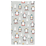 Cute Penguin christmas pattern Bath Towel