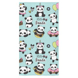 Cute baby panda pattern Bath Towel