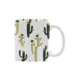 Cute cactus pattern Classical White Mug (Fulfilled In US)