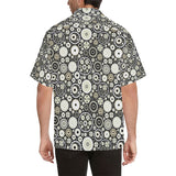 Gear Pattern Print Design 02 Men's All Over Print Hawaiian Shirt (Model T58)