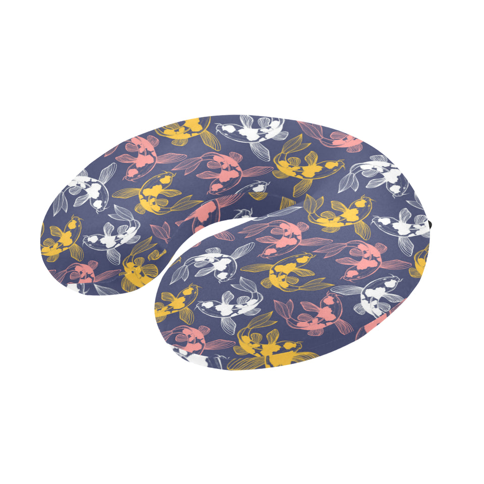 Fancy Carp pattern U-Shaped Travel Neck Pillow