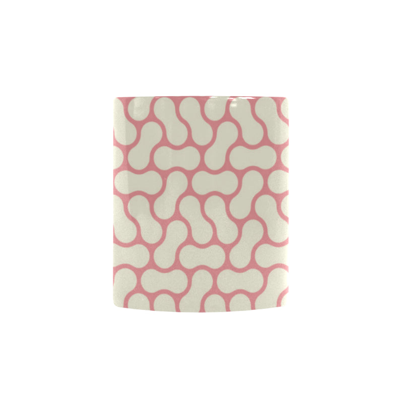 peanuts texture pattern Morphing Mug Heat Changing Mug