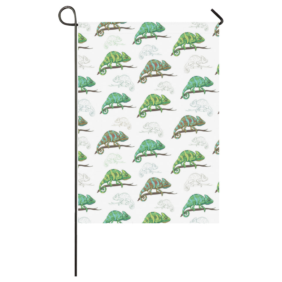 Chameleon lizard pattern House Flag Garden Flag