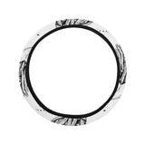 Hand drawn french fries pattern Car Steering Wheel Cover