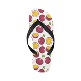 Passion fruit design pattern Unisex Flip Flops