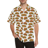 Sandwich Pattern Print Design 02 Men's All Over Print Hawaiian Shirt (Model T58)