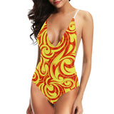 Fire flame design pattern Women's One-Piece Swimsuit