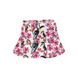 Toucan flower design pattern Unisex Bucket Hat