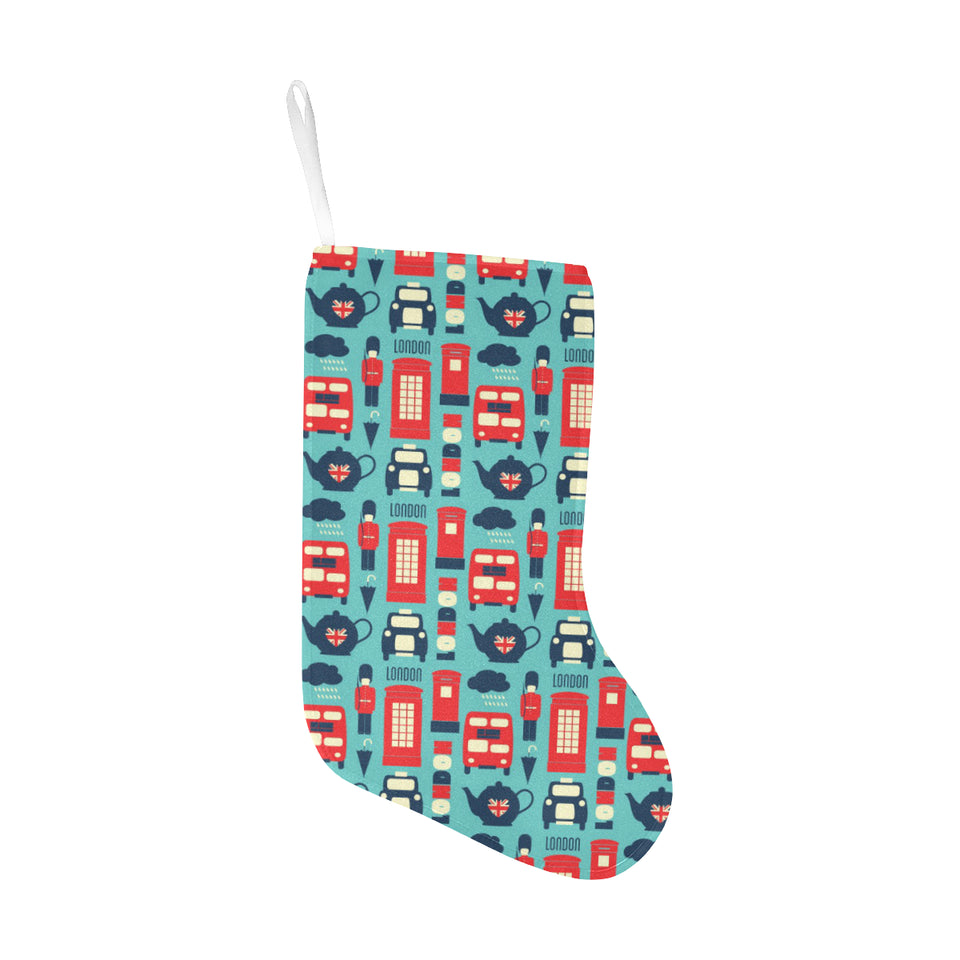 British Pattern Print Design 04 Christmas Stocking