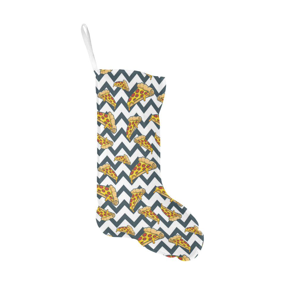 Pizza design pattern Christmas Stocking