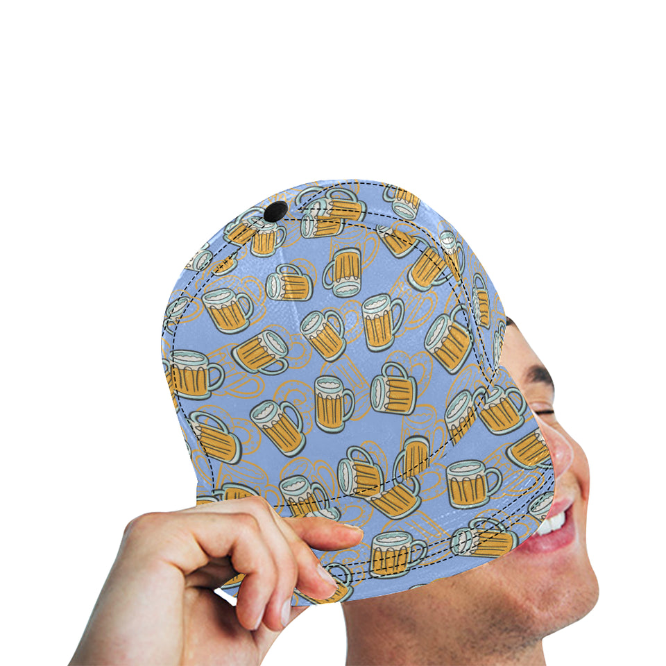 Beer pattern All Over Print Snapback Cap