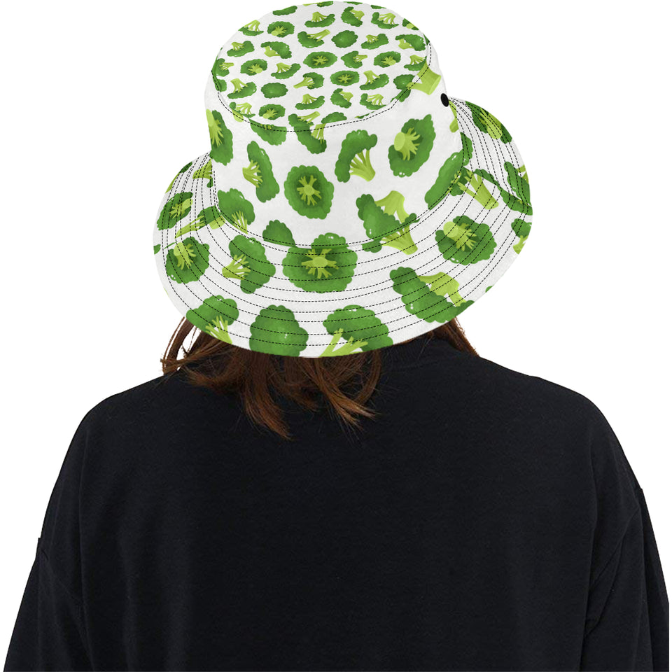 Cute broccoli pattern Unisex Bucket Hat