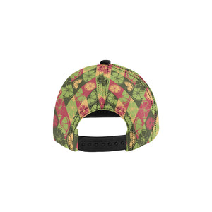 Cool Geometric lime pattern All Over Print Snapback Cap