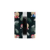 Cute sloths sleeping christmas ball santa hat patt Morphing Mug Heat Changing Mug