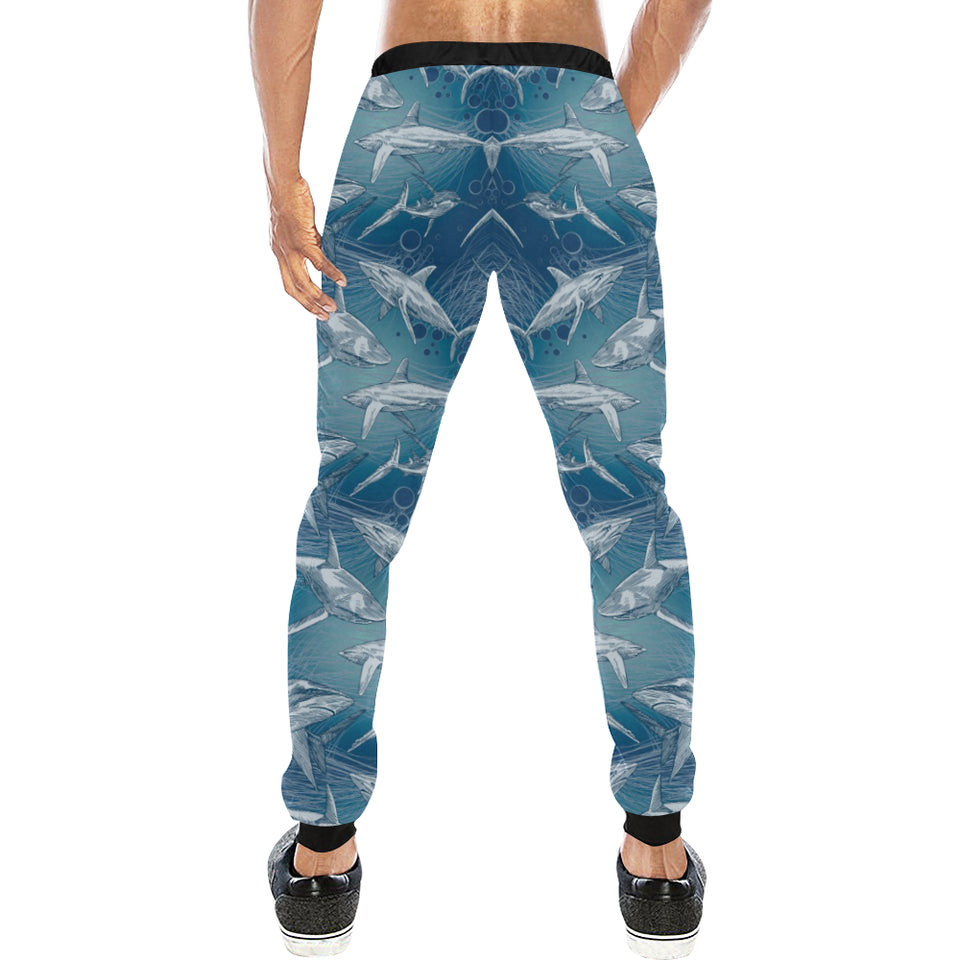 Shark hand drawn Unisex Casual Sweatpants
