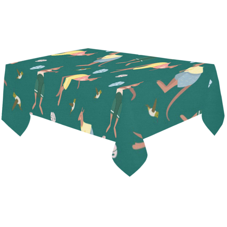 Kangaroo leaves pattern Tablecloth