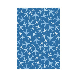 Airplane pattern in the sky House Flag Garden Flag