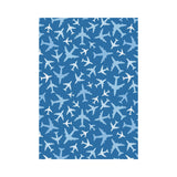 Airplane pattern in the sky House Flag Garden Flag