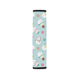 Cute snowman snowflake pattern Car Seat Belt Cover