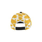 Cheese slice pattern All Over Print Snapback Cap