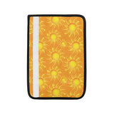 Sun orange background Car Seat Belt Cover