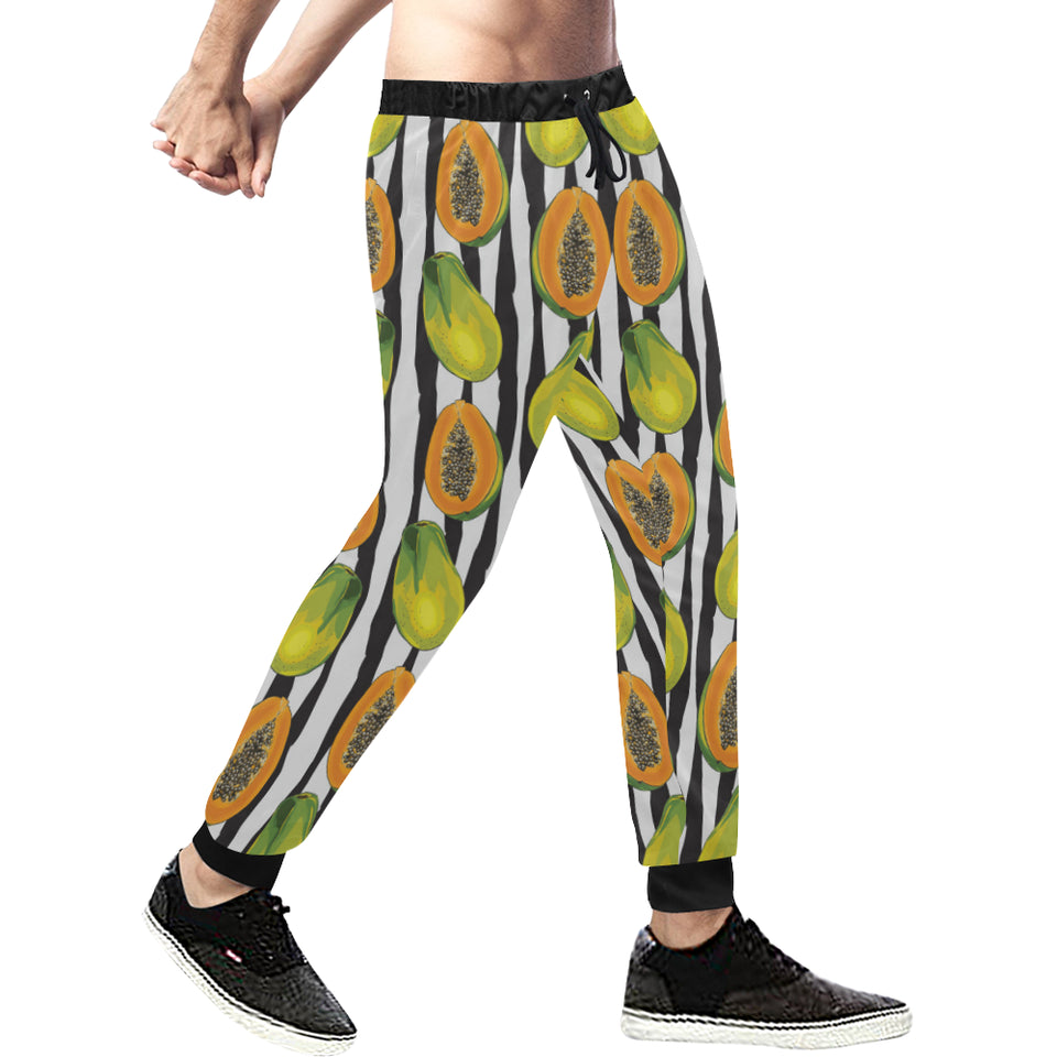 papaya design pattern Unisex Casual Sweatpants