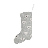Cute koala leaves pattern Christmas Stocking