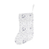 Math Pattern Print Design 03 Christmas Stocking
