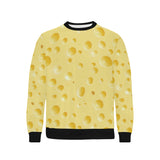 Cheese texture Men's Crew Neck Sweatshirt