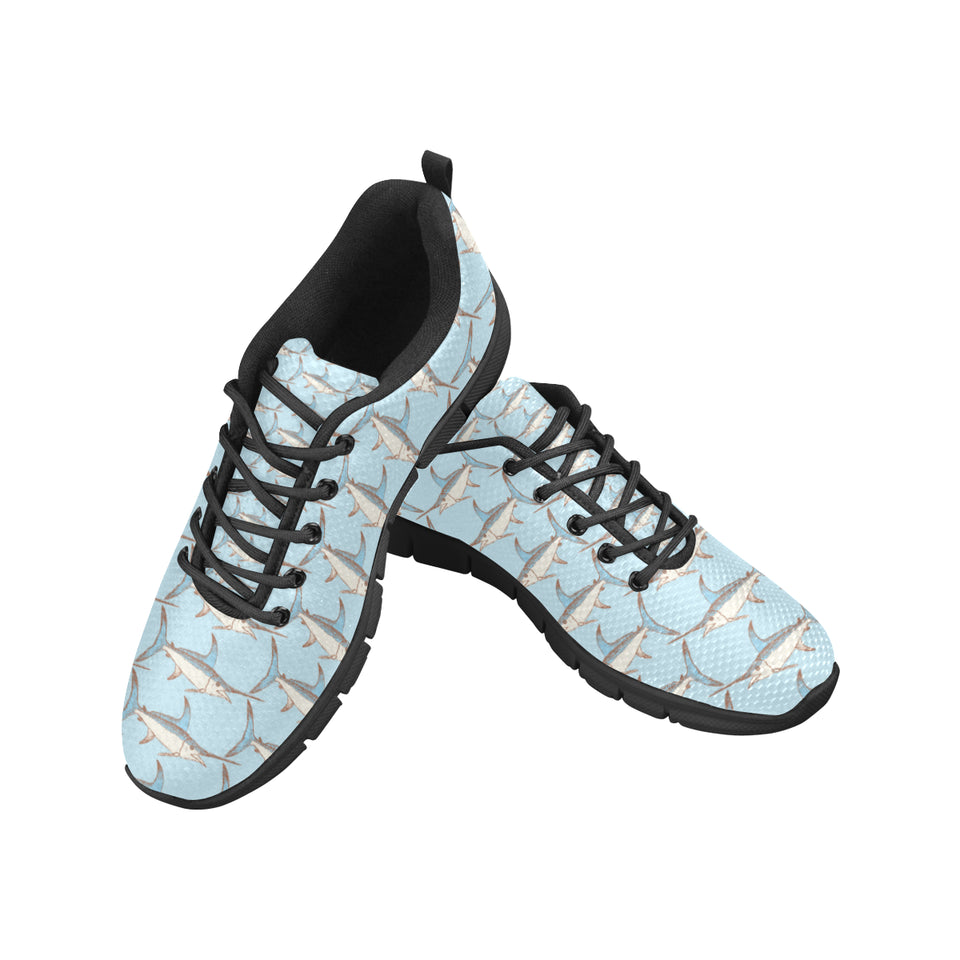 Swordfish Pattern Print Design 01 Women's Sneaker Shoes