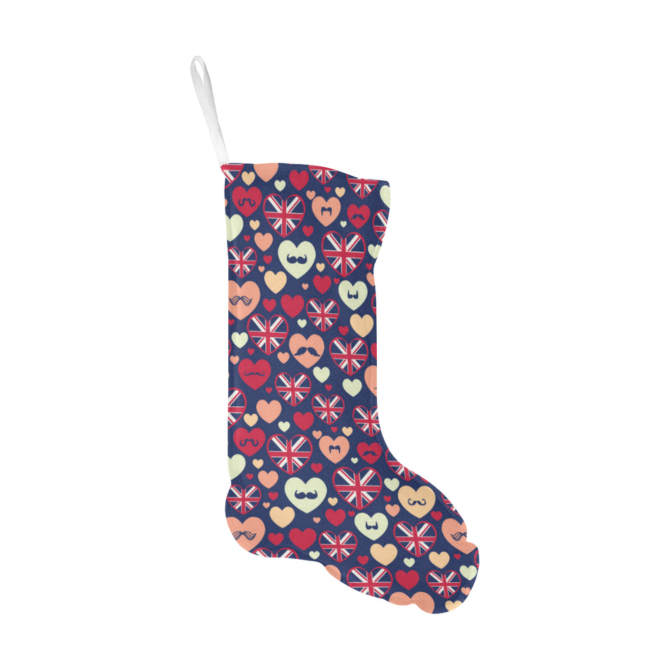 British Pattern Print Design 02 Christmas Stocking