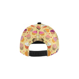 cake cupcake heart cherry pattern All Over Print Snapback Cap