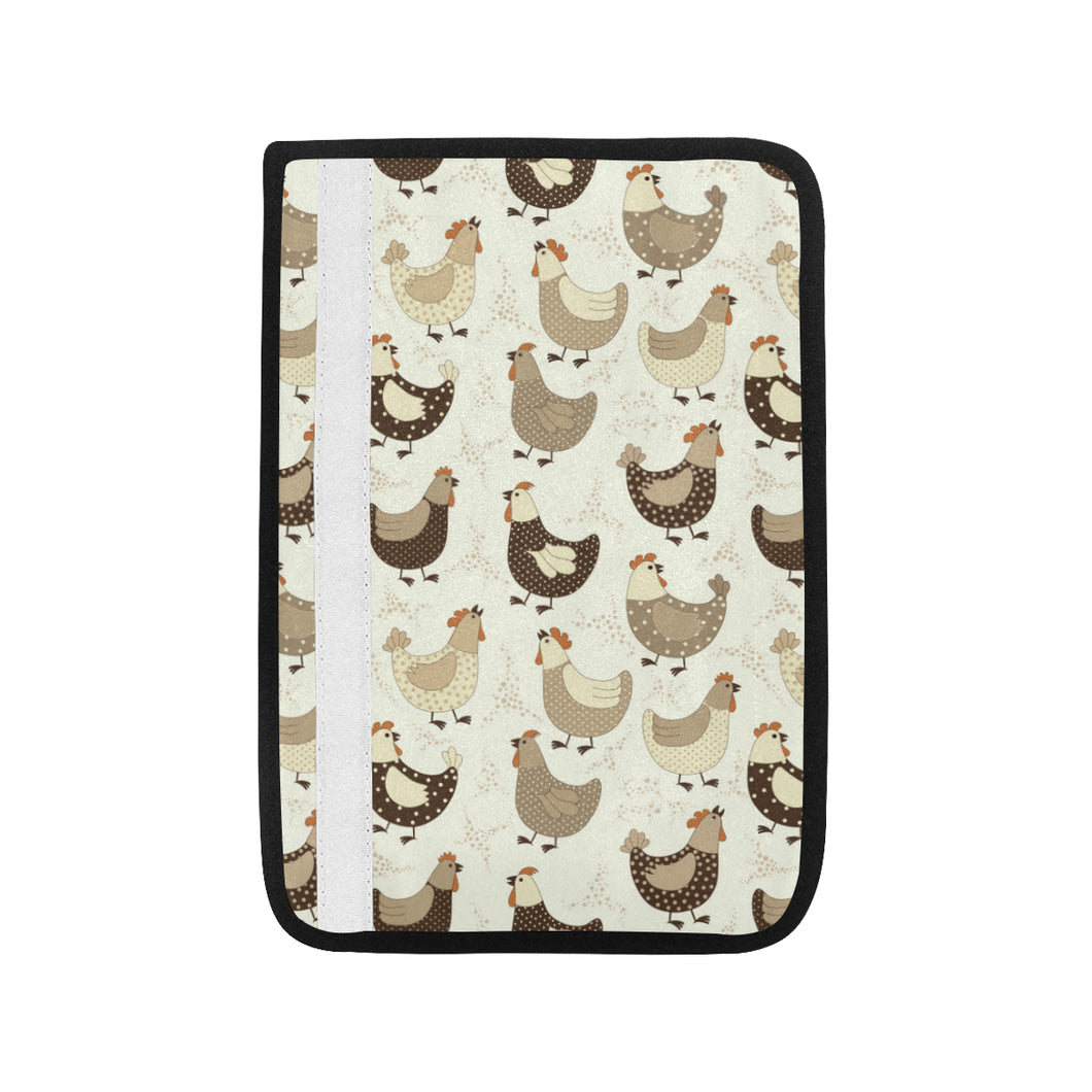 Cute rooster chicken cock Car Seat Belt Cover