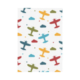 Airplane star cloud colorful House Flag Garden Flag