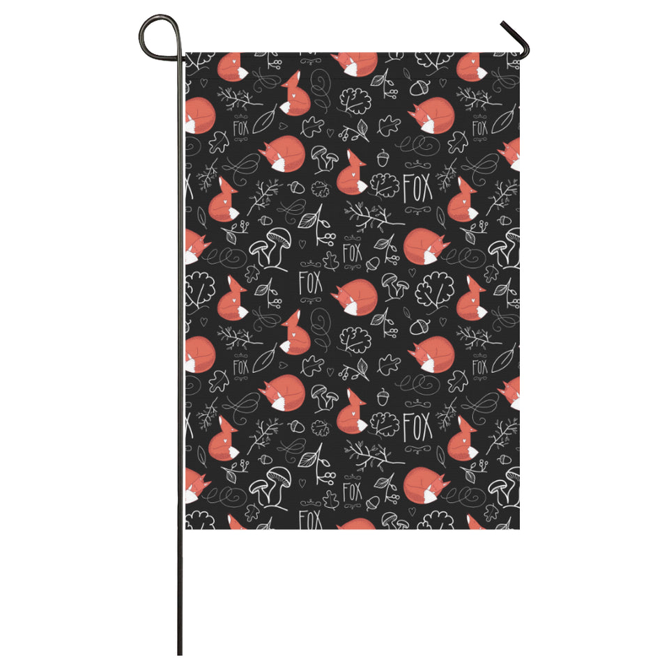 fox sleeping fox pattern House Flag Garden Flag