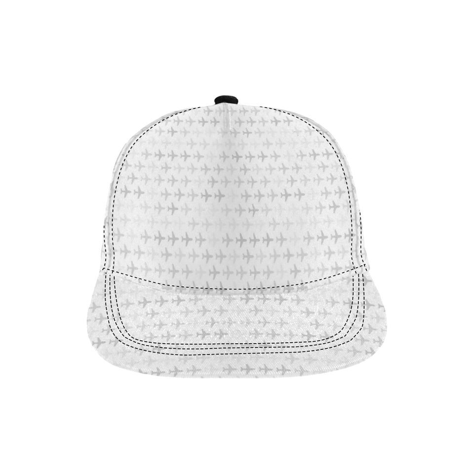 Airplane print pattern All Over Print Snapback Cap