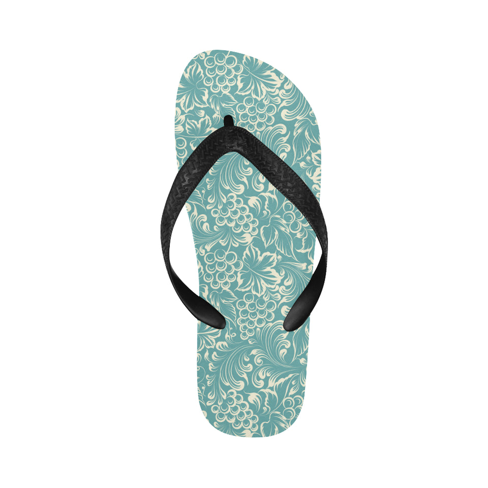 Classic Hand drawn Grape pattern Unisex Flip Flops