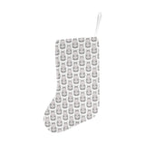 Hippopotamus Pattern Print Design 05 Christmas Stocking