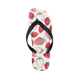 watercolor hand drawn beautiful strawberry pattern Unisex Flip Flops