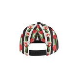 red and white tulips pattern All Over Print Snapback Cap