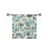 Dragonfly Butterfly Plants insect flower vintage s Bath Towel