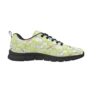 Tennis Pattern Print Design 01 Men's Breathable Sneakers ( Model 055)