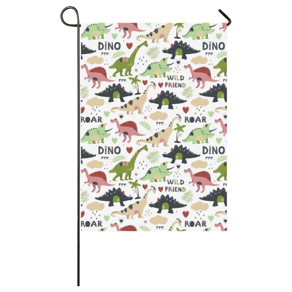 Cute dinosaurs pattern House Flag Garden Flag