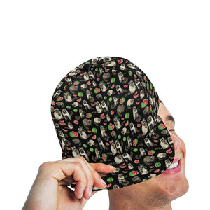 Raccoon watermelon pattern All Over Print Snapback Cap