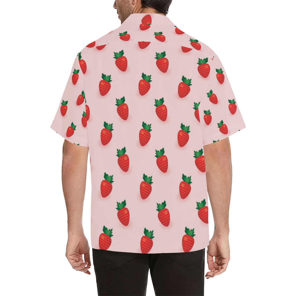 Strawberry beautiful pattern Men's All Over Print Hawaiian Shirt