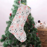 Cute panda ballon heart pattern Christmas Stocking